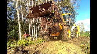 JCB 4CX in action skilled operator [upl. by Egin997]