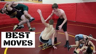 Top 5 Wrestling Moves TAKEDOWNS [upl. by Harmony]