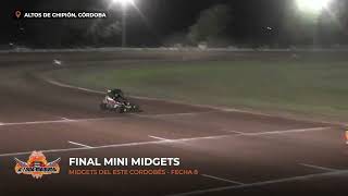 MIDGETS CORDOBÉS  Final categoría mini midgets  fecha 8 [upl. by Eisele]