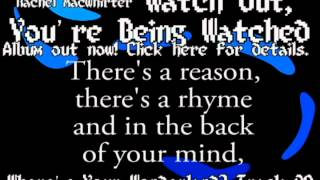 Watch Out Youre Being Watched With Lyrics  Rachel Macwhirter [upl. by Dlareg]