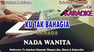 HARUSNYA AKU ll KARAOKE ll ARMADA ll NADA WANITA ASDO [upl. by Arah973]