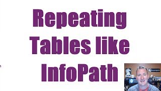 PowerApps Repeating Tables like InfoPath Part 1  Enter the data [upl. by Cown777]