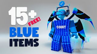 15 FREE BLUE ROBLOX ITEMS 😮🌽 [upl. by Rhoades]