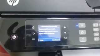 HP OFFICEJET 4630  Wireless setup [upl. by Auehsoj]