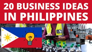 20 Business Ideas in Philippines to Start Your Own Business [upl. by Franz]