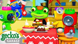 Christmas Party  Geckos Garage  Cartoons For Kids  Toddler Fun Learning [upl. by Nauqal579]