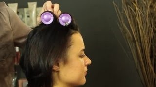 How to Use Hot Rollers in Short Hair  ShoulderLength amp Short Hairstyles [upl. by Dreyer]