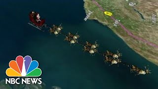 NORAD Tracks Santa Claus As He Travels Across The Globe  NBC News Live Stream Recording [upl. by Nathanoj]