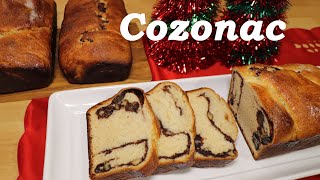 Cozonac cu nuca cacao si rahat  Traditional Romanian sweet walnut roll [upl. by Atteuqcaj]