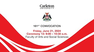 2024 06 21 Carleton University 161st Convocation Ceremony 13  900am [upl. by Callan]