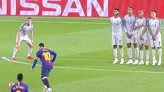 Lionel Messi free kick vs Liverpool 4K [upl. by Severen]