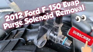 How to Remove Purge Valve Solenoid 2012 Ford F150 [upl. by Siegfried]