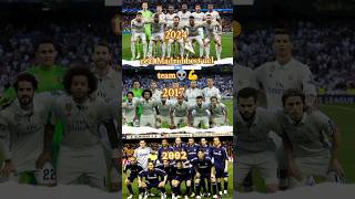 Which real Madrid UCL best team year CMT on below 👇football messi ronaldo neymar [upl. by Sarene]