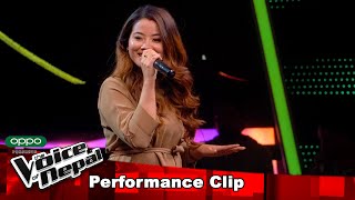 Sanju Moktan quotMayaluquot Blind Audition Performance  The Voice of Nepal S3 [upl. by Imaj]