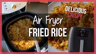 Air Fryer Fried Rice with Vegetables Recipe  Philips Airfryer XXL [upl. by Aivital]