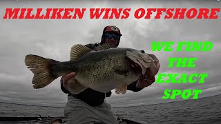 Milliken Wins Offshore  Toledo Bend [upl. by Nonarb316]