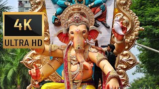 Umarkhadi Cha Raja 2023  Ganpati Aagman Sohala  Dev Majha [upl. by Noraha899]