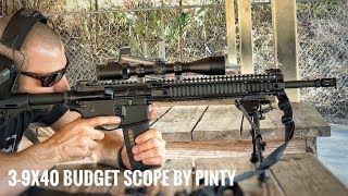 Pinty 39X40 Budget Rifle Scope Review [upl. by Devaj92]