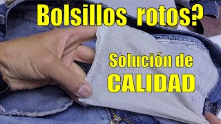 CAMBIA los BOLSILLOS de tu JEAN  Change the pockets of your jeans [upl. by Acirederf]