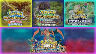 Pokemon Mystery Dungeon  All Normal Boss Battle Themes [upl. by Cirdnek]