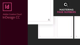 Automatic Page Numbers in InDesign using Master Pages [upl. by Swain]