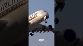 STUNNING A380 Take off Singapore Airlines A380 [upl. by Carder]