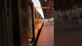 New Delhi Tejas Rajdhani 12310 train premium traintravel railways trainjourney moment feel [upl. by Ennirac]