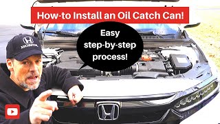 Mishimoto Oil Catch Can Install 2019 Honda Accord [upl. by Eirrehc514]