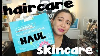 WATSONS HAUL Skincare at Haircare naman [upl. by Agler]