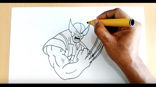 How to Draw Wolverine [upl. by Gonsalve]