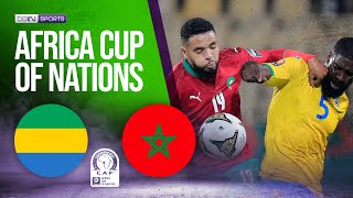 Gabon vs Morocco  AFCON 2021 HIGHLIGHTS  01182022  beIN SPORTS USA [upl. by Assilac87]