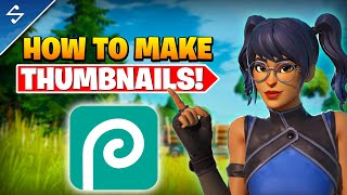 How To Make FREE Fortnite Thumbnails  Backgrounds Renders Text amp More [upl. by Neyr]