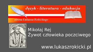 Żywot człowieka poczciwego wykład [upl. by Drobman]