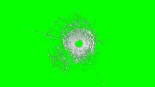 Bullet Hit Green Screen  Glass Dirt Metal amp more 4k [upl. by Claudie]