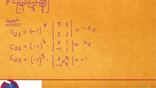 Matriz Inversa Cofatores [upl. by Atcliffe]