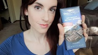 REVIEW GHIRARDELLI Dark Chocolate Sea Salt Brownie Bar RANT [upl. by Lauer89]