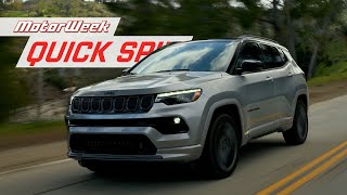 2023 Jeep Compass  MotorWeek Quick Spin [upl. by Eleanora972]