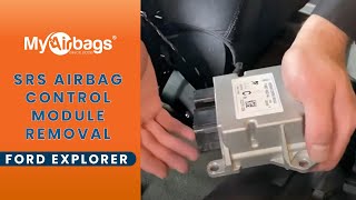 How to Remove SRS Airbag Control Module on a Ford Explorer  MyAirbags [upl. by Vierno225]