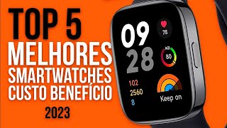 TOP 5 MELHORES SMARTWATCHES  2024 CUSTO BENEFÍCIO [upl. by Greggory]