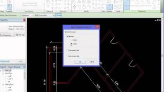 REVIT ACOTAMIENTO ALINEADO MUROS EN DIAGONAL [upl. by Dikmen]