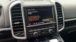 How to pair Bluetooth phone on Porsche PCM [upl. by Ztirf]