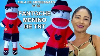 COMO FAZER FANTOCHE MENINO DE TNT [upl. by Samuelson533]