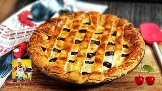 Easy Cherry Pie Recipe  Dessert  Homemade [upl. by Whiteley]