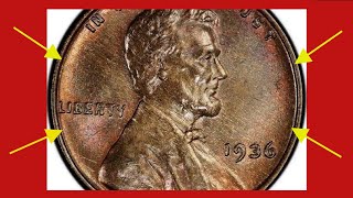 THIS EXTREMELY RARE amp VALUABLE 1936 WHEAT PENNY IS WORTH HUGE MONEY RARE PENNIES TO LOOK FOR [upl. by Nanah]