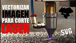 Como VECTORIZAR IMAGEN en Inkscape para CORTE LASER [upl. by Shien]