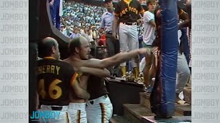 The Braves and Padres brawl multiple times in one game back in 1984 a breakdown [upl. by Rovaert209]