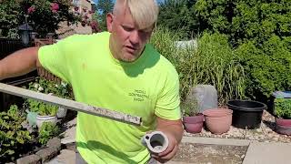 How to install pool ladders in concrete  how to set railing in concrete [upl. by Rusel]