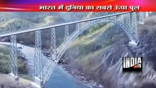 Worlds Tallest Railway Bridge Built in India [upl. by Eeloj]