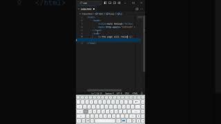 🔄 AutoReload Your Webpage with Meta Tag  HTML ASMR Tutorial ASMR Coding Html Javascript Meta [upl. by Kirtap19]