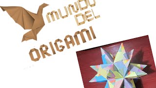 Icosaedro estrellado origami modular [upl. by Saylor635]